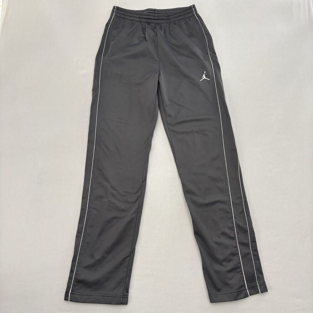 Nike Jordan Boys Athletic Sweatpants Gray XL Jumpman Logo Sportwear Side Stripe